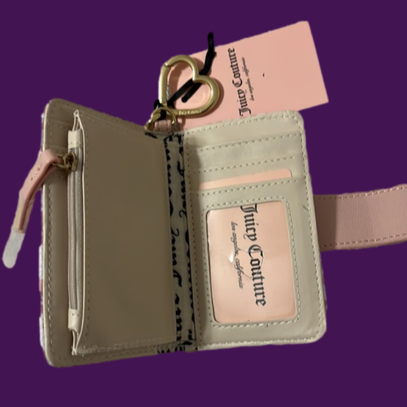 Juicy Couture Pink Diamond Modern chic Tab Card Wallet - Picture 4 of 5